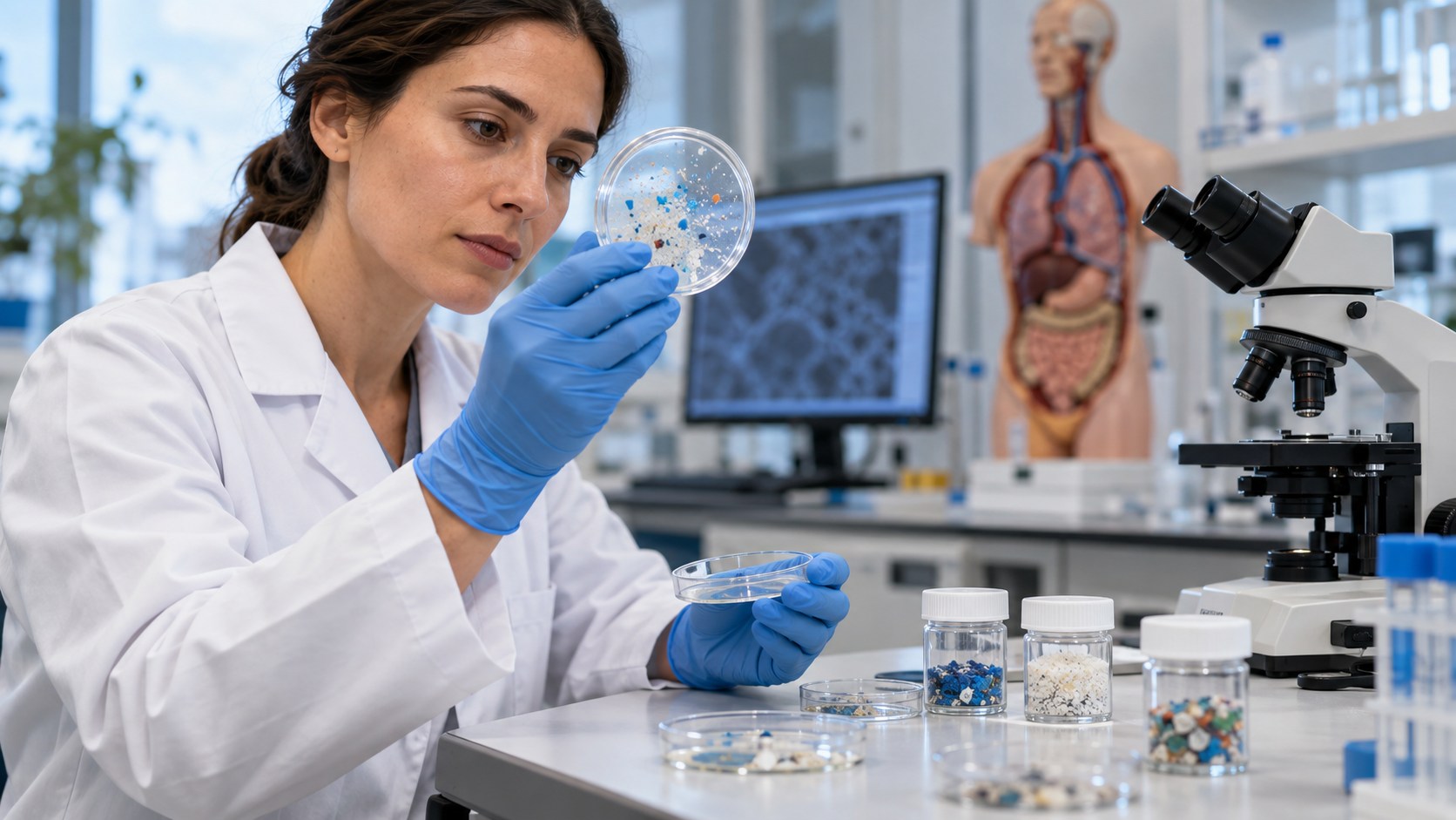 Fotografía sobre Microplásticos y salud humana